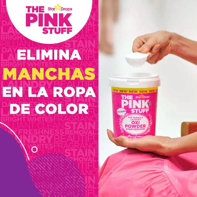 Quitamanchas Polvo Colores The Pink Stuff 1 Kg image number null