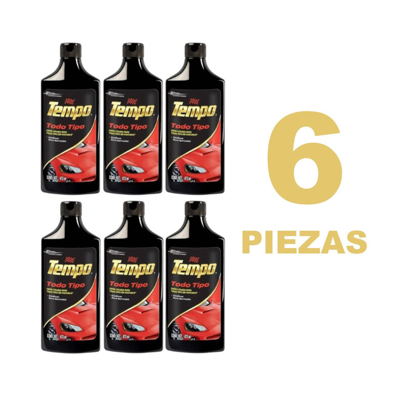 Cera L&iacute;quida Tempo todo tipo pinturas 473ml kit... image number null