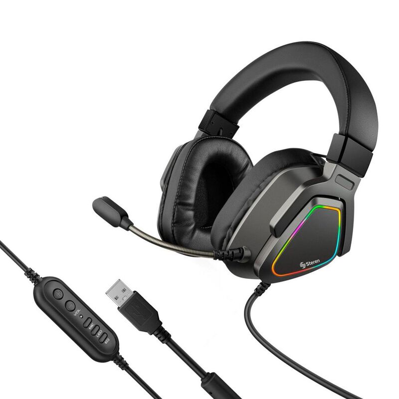 Aud&iacute;&shy;fonos USB para Gamers de 7.1 canales con e... image number null