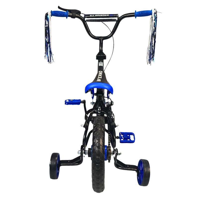 Bicicleta Infantil Ni&ntilde;os R12 Ruedas Auxiliares ... image number null