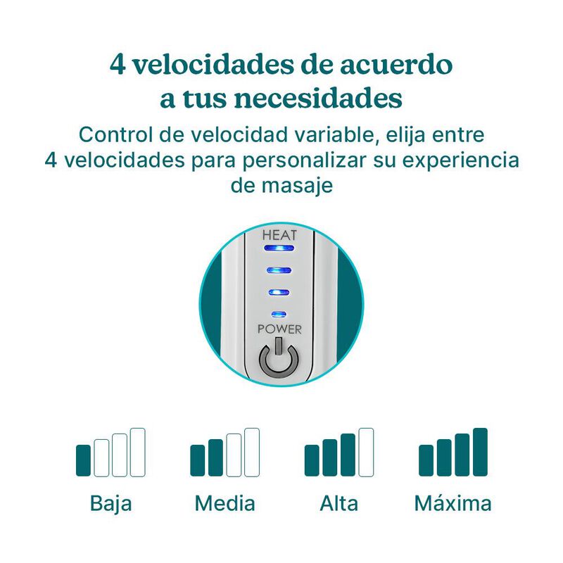 Masajeador de Mano Homedics con Doble Cabezal c... image number null