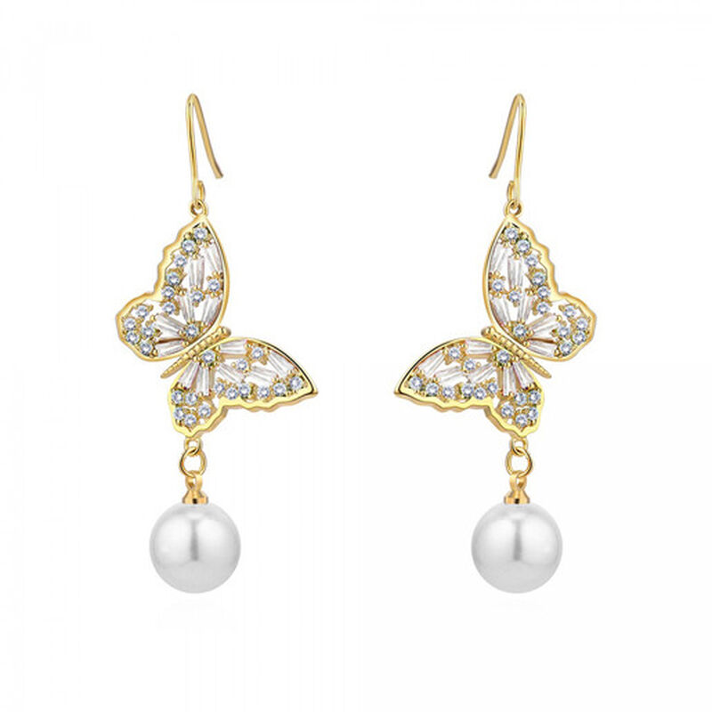 Aretes en Ba&ntilde;o de Oro Amarillo de 18K de Maripo... image number null