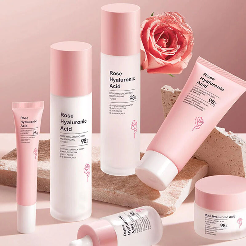 Kit Skincare Bioaqua 6 Pasos De Agua De Rosas Y... image number null