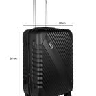 Maleta De Viaje R&iacute;gido 24 Plg American Travel CORE Equipaje Negro Mediano