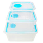 Juego de Recipientes Rectangulares Sea Shell Azul