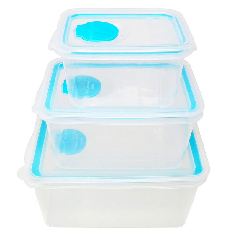 Juego de Recipientes Rectangulares Sea Shell Az... image number null