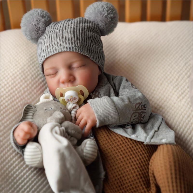 Mu&ntilde;eca Reborn Adfo Realistic Boy De 50 Cm Con A... image number null