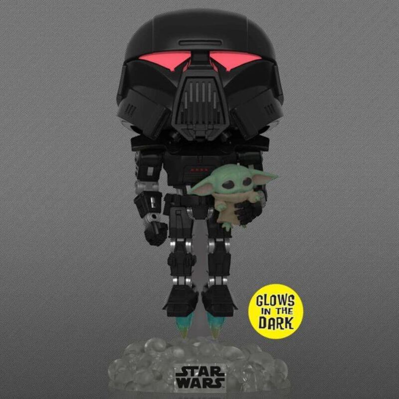 Dark Trooper Con Figura De Vinilo Grogu Que Bri... image number null