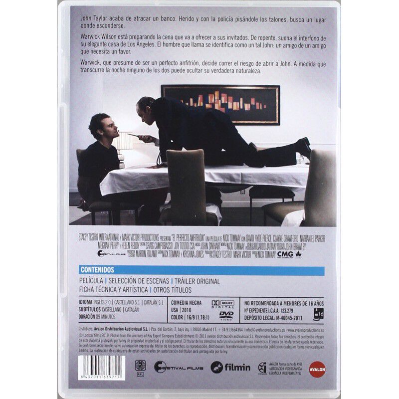 El Perfecto Anfitri&oacute;n [DVD] (2010) The Perfect ... image number null