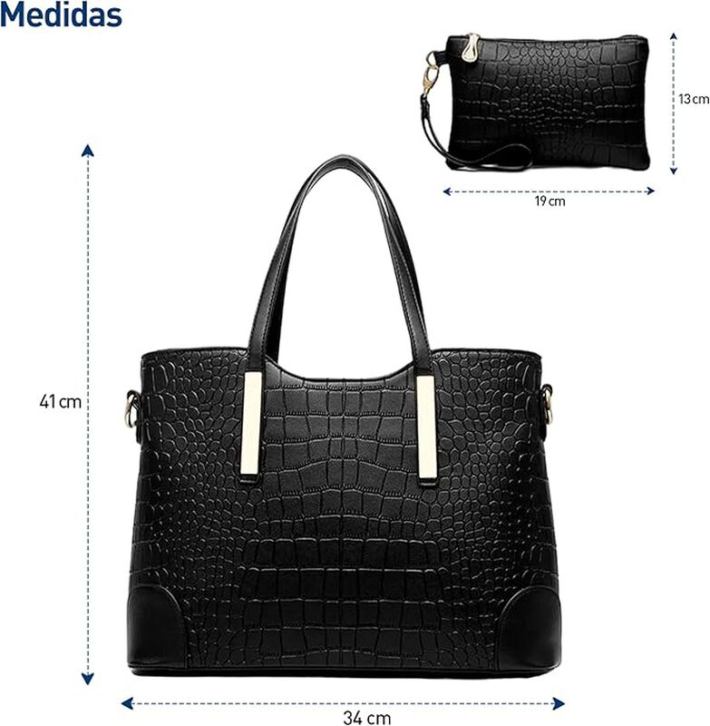 Bolsa para Mujer con Cosmetiquera Bluelander image number null