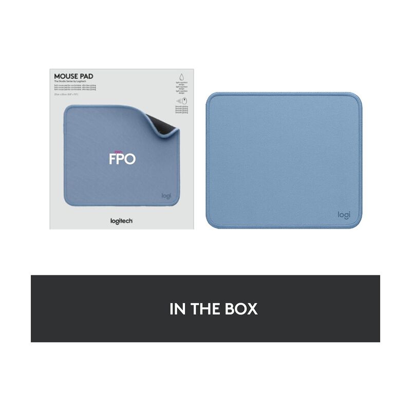 Mouse Pad Studio Logitech Azul image number null