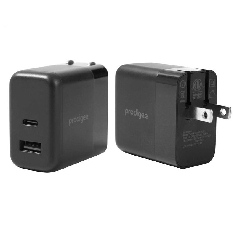 Cargador AC PRODIGEE USB-C GaN PD 32W Dual USB-... image number null