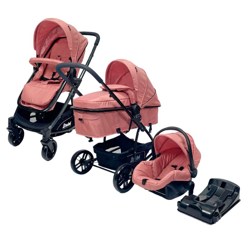 Carriola D'Beb&eacute; Travel System Crown Rosa END15 image number null