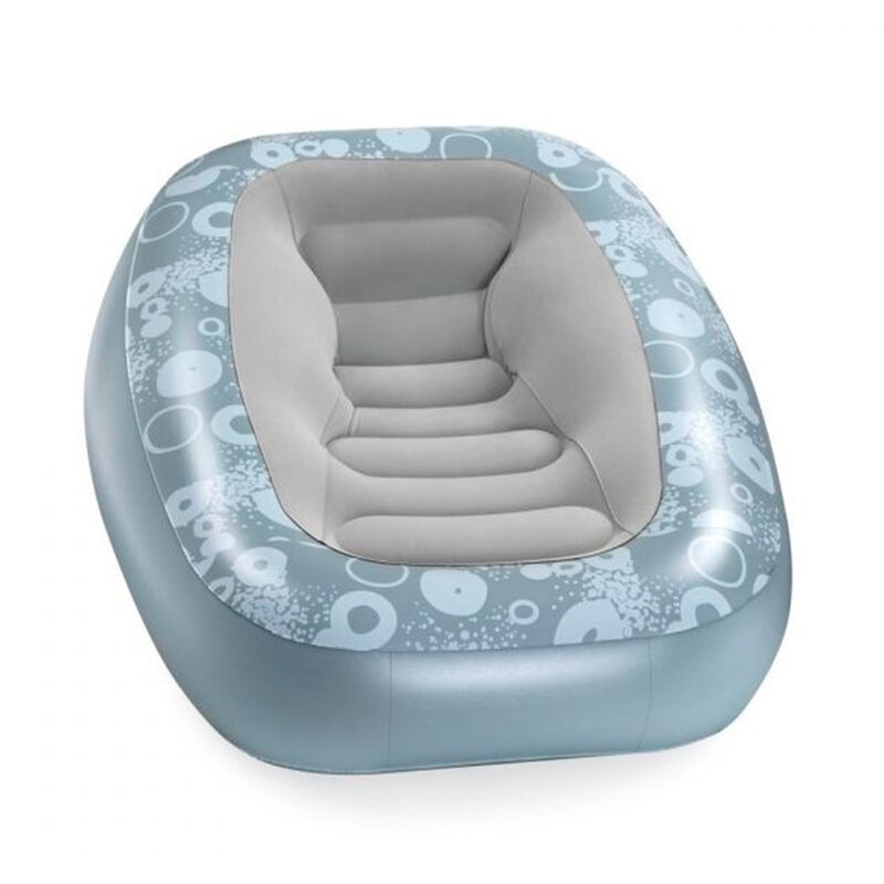 Sill&oacute;n Inflable Individual 1 Modelo Color Plata... image number null