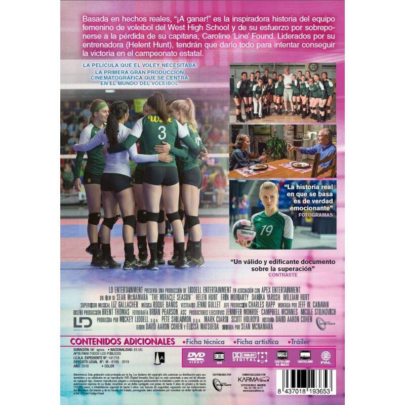 &iexcl;A Ganar! [DVD] (2018) La temporada milagrosa image number null