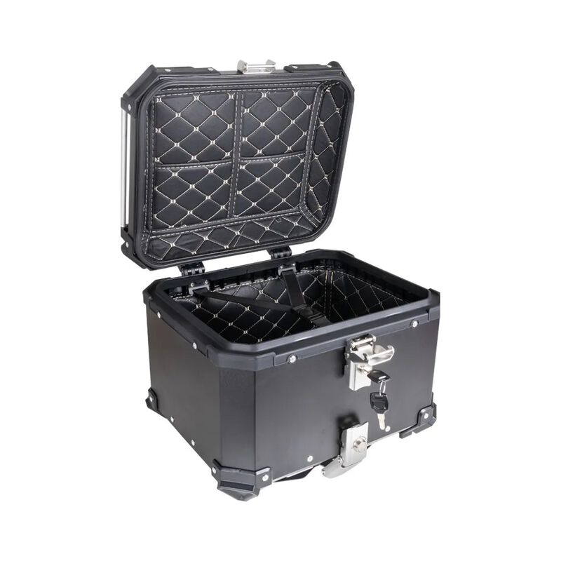 Caja Motocicleta 45l Aluminio Negra image number null