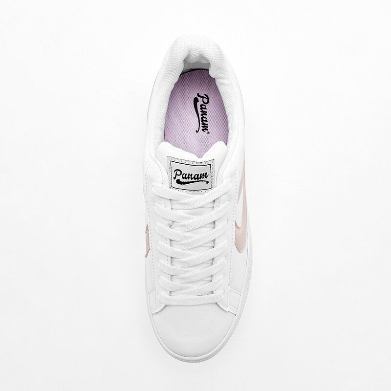 Panam Tenis Para Mujer Blanco Rosa Cod 132697-e image number null