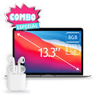 Combo Laptop Apple MacBook Air M1 13.3" 256gb 8gb Gris (reacondicionado Certificado) + Aud&iacute;fonos Bluetooth