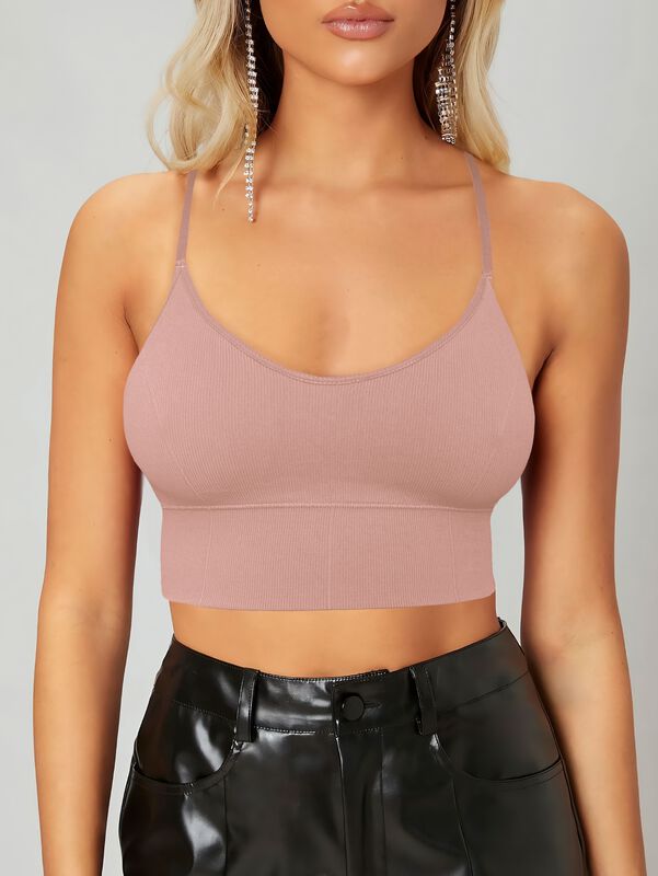 Set De 2 Tops Mujer Deportivo Con Relleno Top-1... image number null