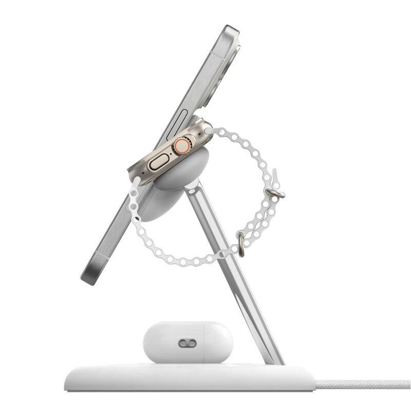 Estacion Magnetica 3 En 1 Qi2 De 15w Belkin Bla... image number null