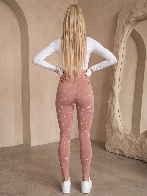 Set De 2 Leggings Stretch De Cintura Alta Lic-0... image number null