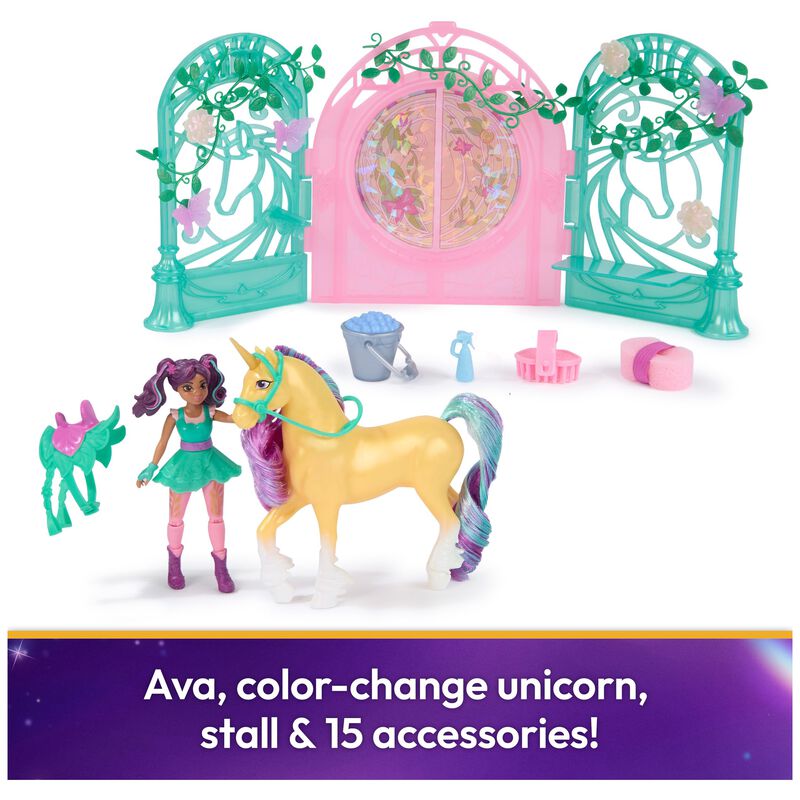 Mu&ntilde;eca Ava De Unicorn Academy De Playset Con Fo... image number null