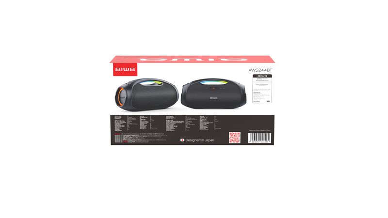 Bocina Aiwa Boombox AWS244BT AWS244BT port&aacute;til ... image number null