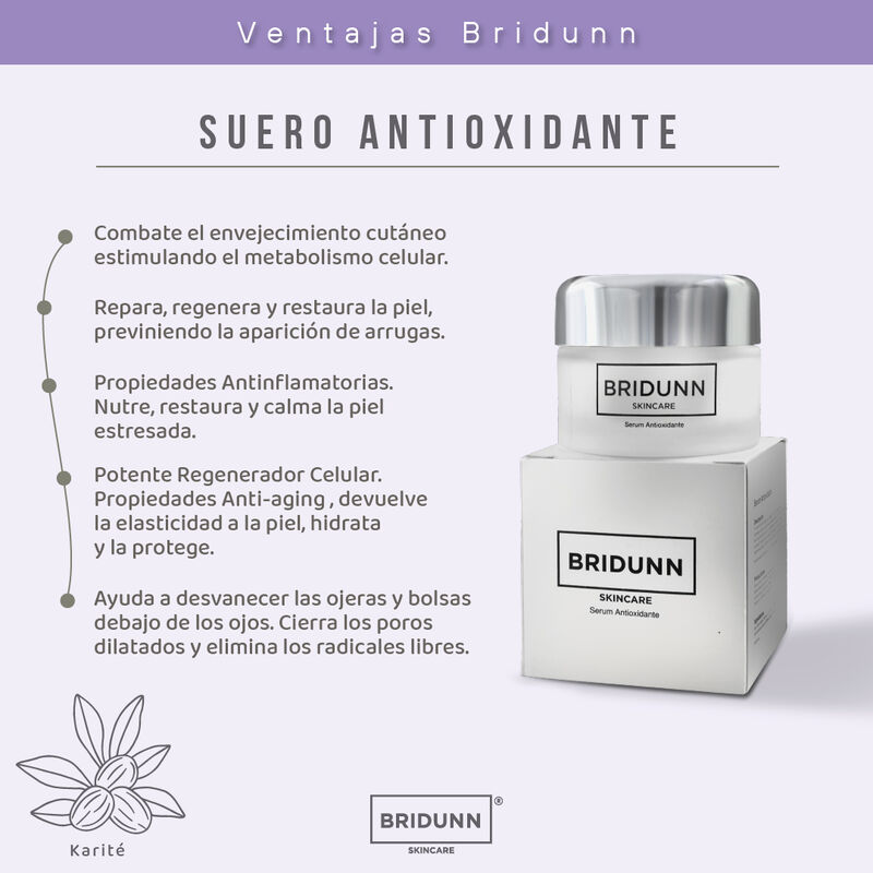 Suero Antioxidante Facial BRIDUNN Natural Repar... image number null