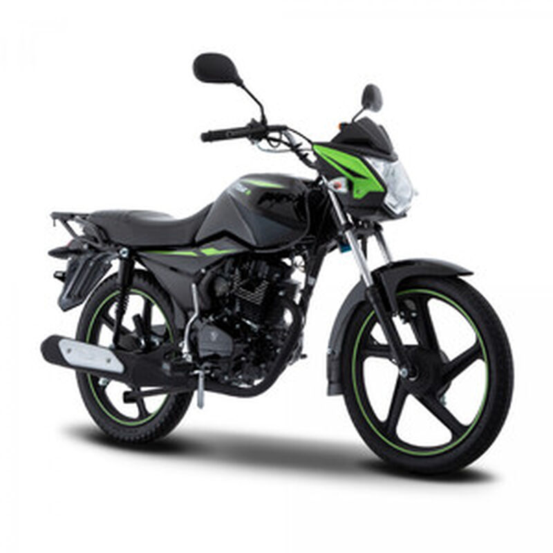 Motocicleta Italika FT150 TS Negro Verde image number null