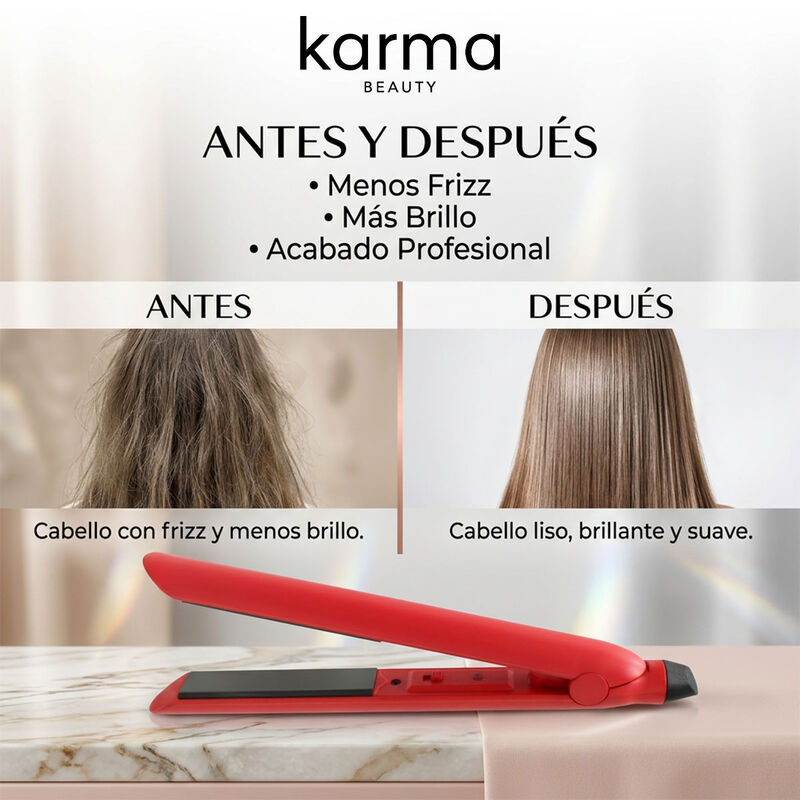 Plancha Profesional Karma Beauty Nano Styler Ro... image number null