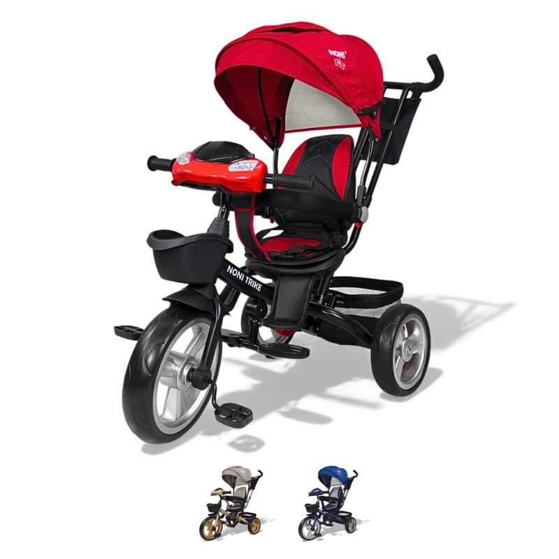 Triciclo Para Ni&ntilde;os 7 en 1 Con Luz Sonid y Asie... image number null