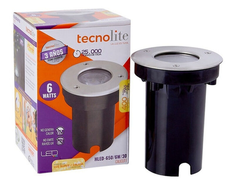 Lampara Empotrado Piso Led Aluminio 6w Luz Suav... image number null