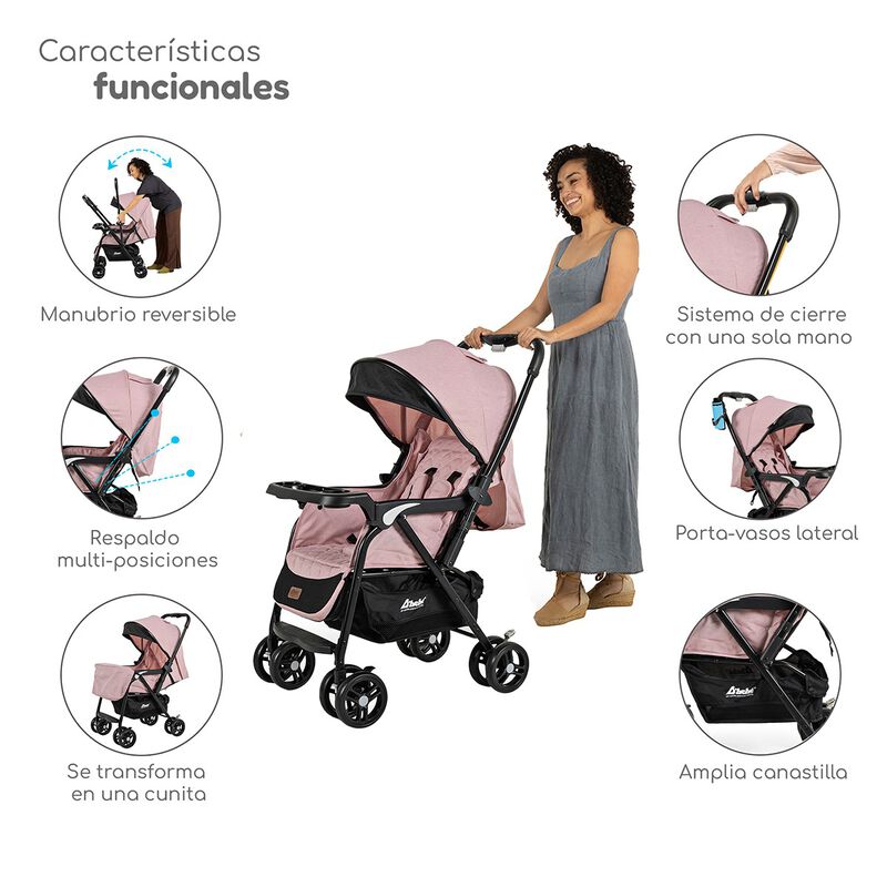 Carriola D&rsquo;Beb&eacute; Reclinable Reversible Tipo Cuni... image number null