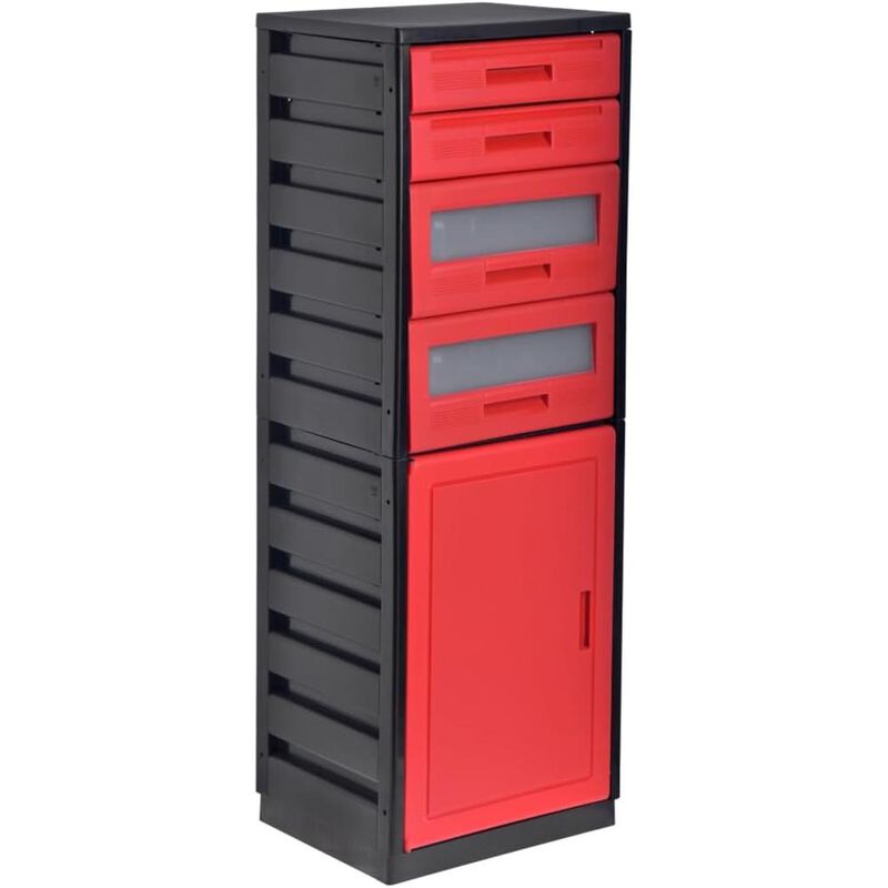 Organizador Almacenamiento 4 cajones y puerta r... image number null