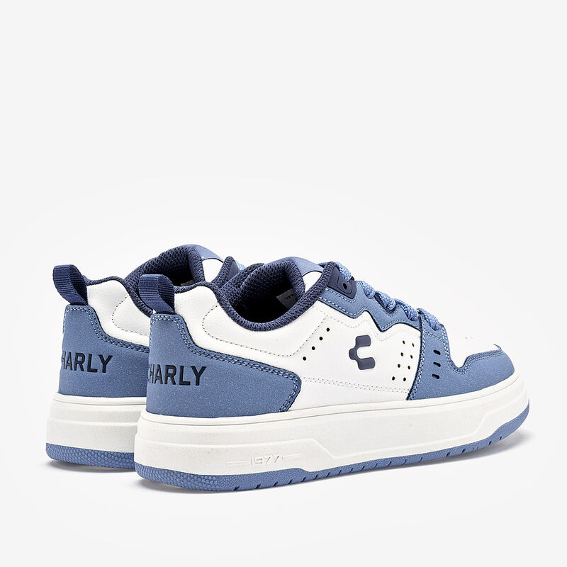Charly tenis para mujer blanco azul cod 139624-... image number null