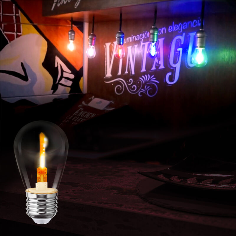 Pack de 10 focos LED Aksi 1W S14 Estela de Luz ... image number null