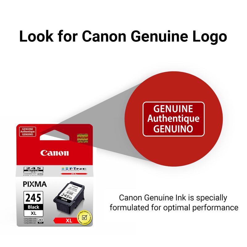 Cartucho De Tinta Canon Pg-245 Xl Original Negr... image number null