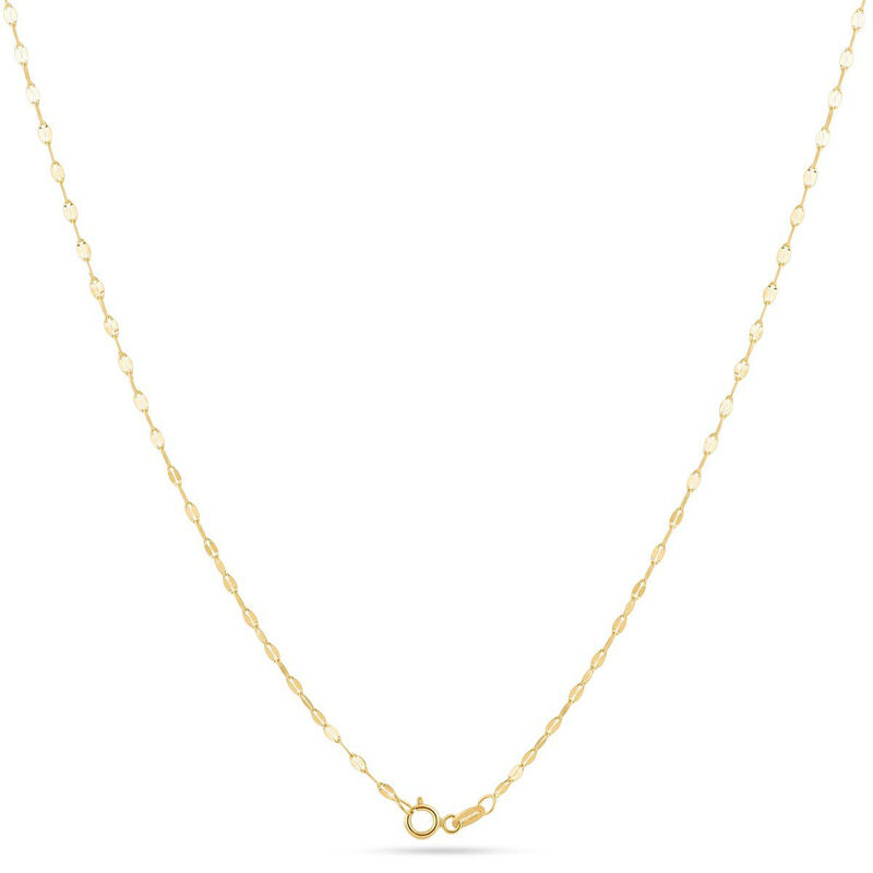 Cadena De Oro Amarillo 14k (mirror Twisted) (55... image number null