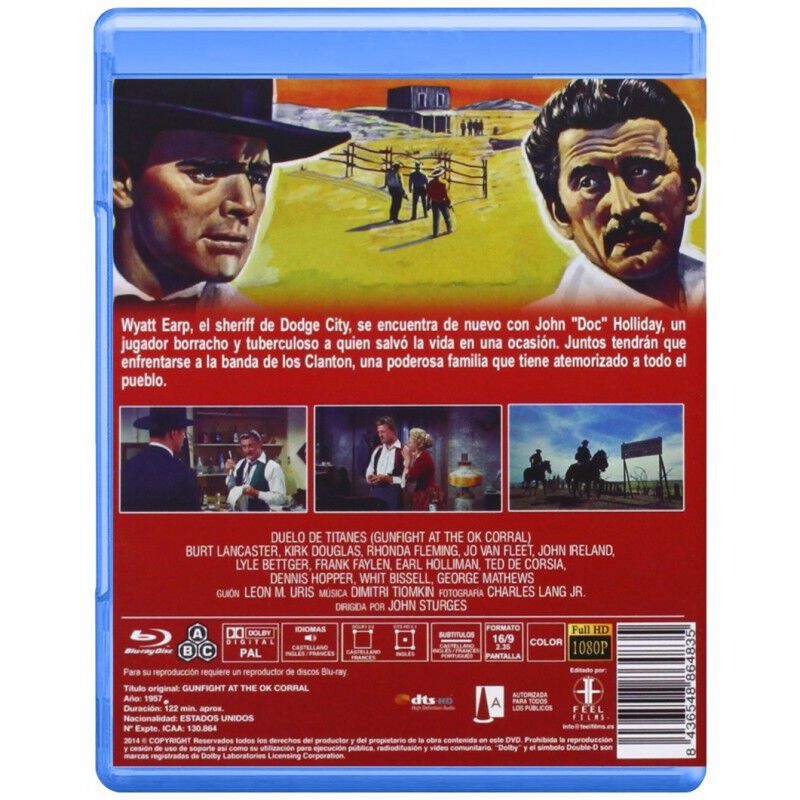 Duelo De Titanes (blu-rayr) Bdr 1957 Gunfight A... image number null