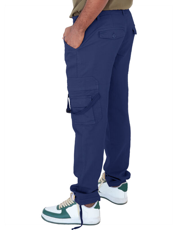 Pantal&oacute;n Caballero Tipo Cargo Azul Marino Roose... image number null