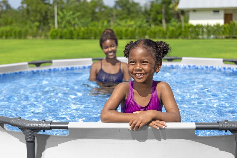 Alberca con estructura redonda 3.66x.76cm con b... image number null