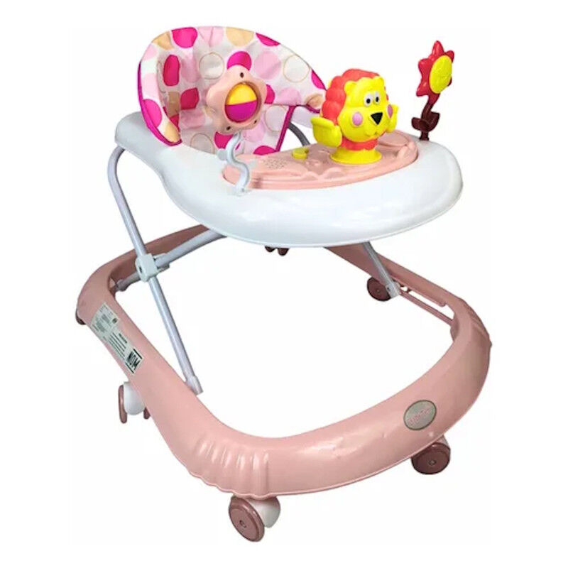 Andadera Para Beb&eacute; Rosa Con Luz Sonido Llantas ... image number null