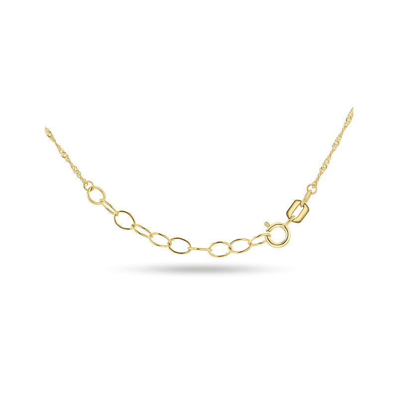 Gargantilla De Oro Florentino 14K Con Corazones... image number null