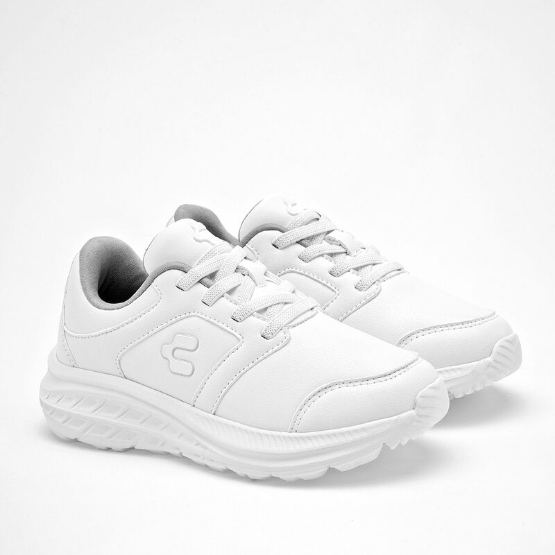 Charly Tenis urbano para ni&ntilde;o. Blanco,, running... image number null