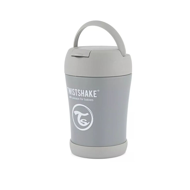 Contenedor T&eacute;rmico Twistshake 350ml Gris image number null