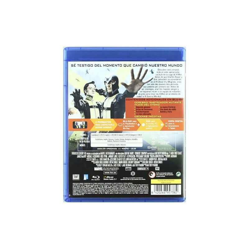 X-Men: Primera generaci&oacute;n [Blu-ray] image number null