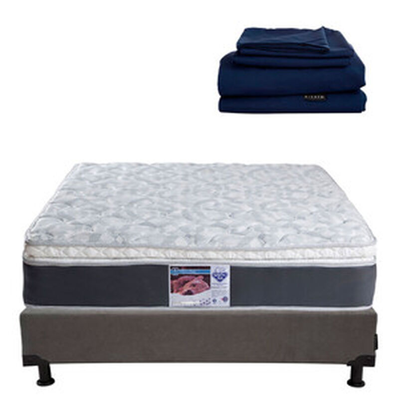 Colchón Queen Size Spring Air Marte+Sábanas Dic... image number null