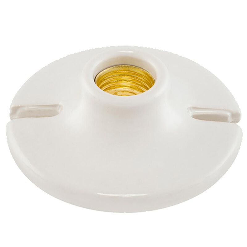 Portal&aacute;mpara de porcelana 102 mm casquillo alum... image number null