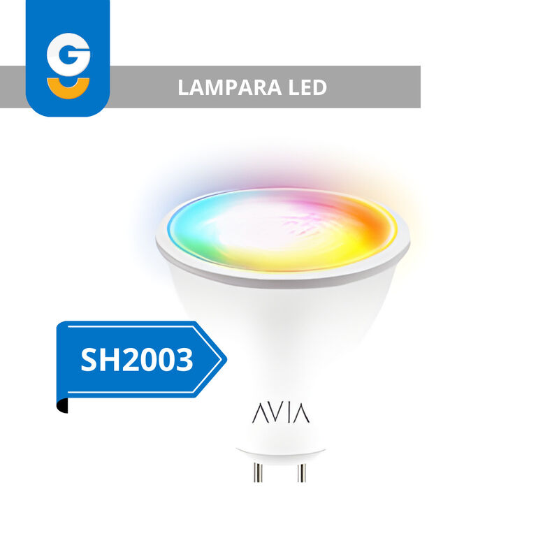 Pack 5 piezas Foco Led Dicroico Gu5.3 Inteligen... image number null