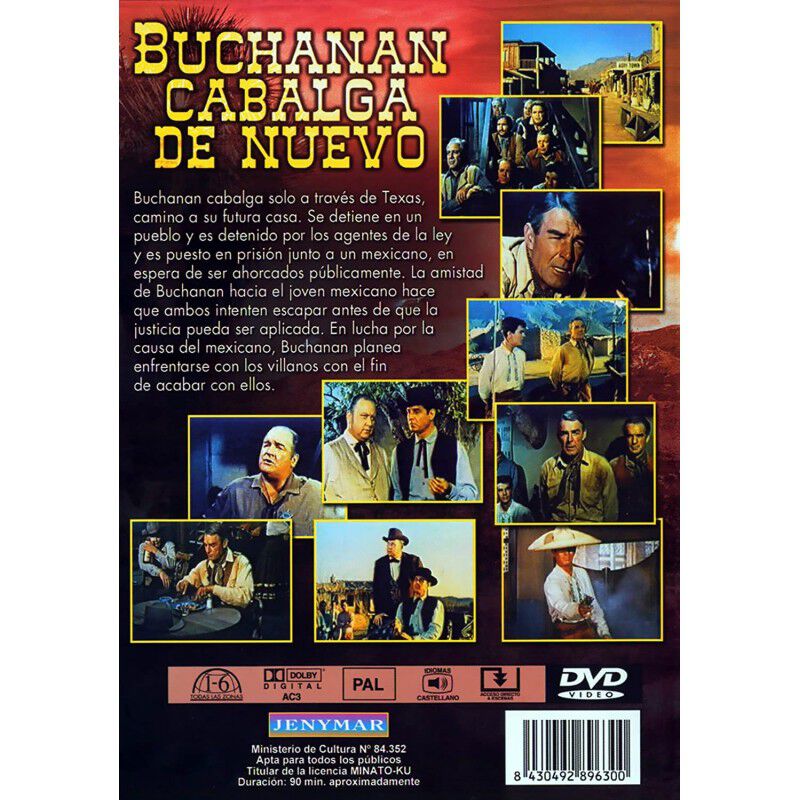 Buchanan Cabalga De Nuevo [dvd] image number null